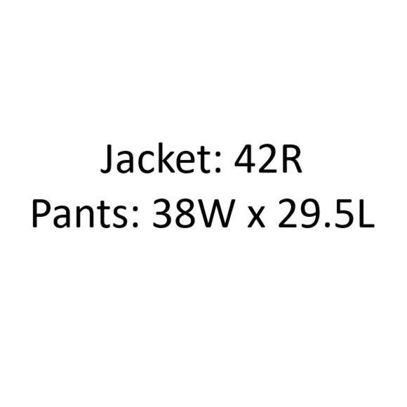 Jos A Bank Tailored Suit Mens Grey 100% Wool 42R 38W X 29.5L Double Vent Flat - Picture 14 of 14